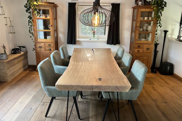 Boomstam hout tafels op maat
