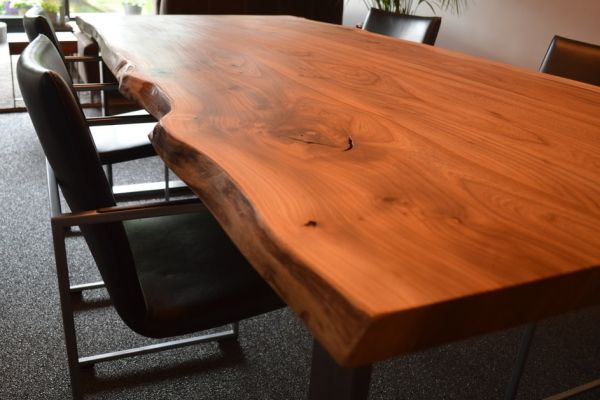 Iepen boomstamtafelblad