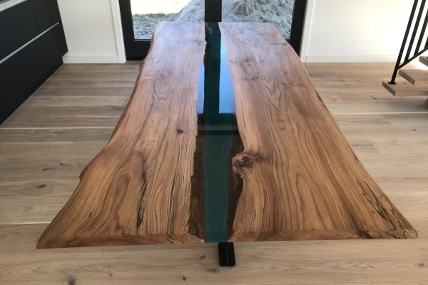 River tafel met zwart