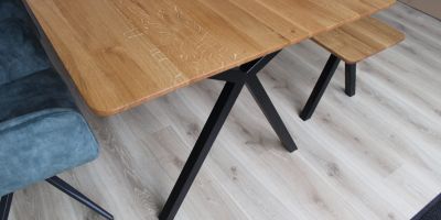 Massief eiken tafel