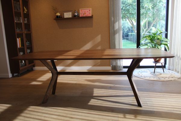 Deens ovale eettafel zwart