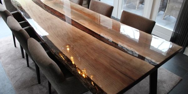 epoxy tafelblad glans hars