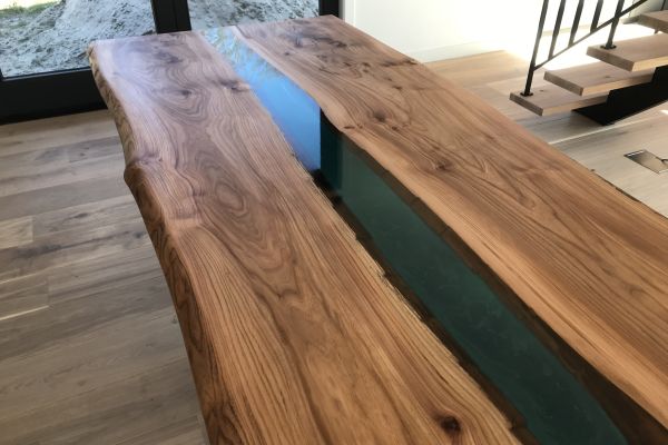 rivier eettafel groen