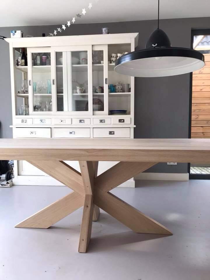 Eikenhout tafelpoot laten maken